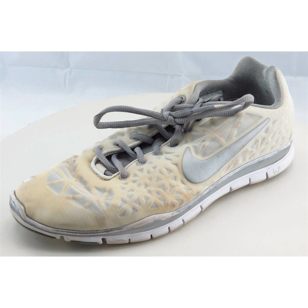 Nike Free TR fit 3 Size 9.5 M light yellow Lace Up Running Fabric Shoes